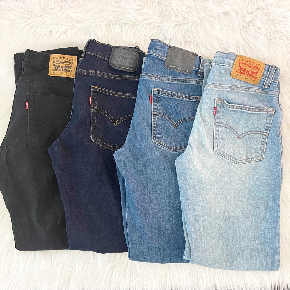 Boys Levis 511 Size 16R 28x30 Lot